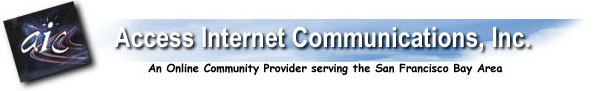 Access Internet Communications, Inc. Main Header