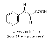 trans-Zimtsure