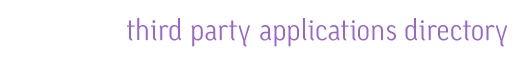 Third Party Applications