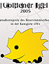 Preis-Urkunde, im Original fehlt der gelbe Igel, dort steht der Name des Preistrgers [Quelle: Bundeswehrverband/Radio Bremen]