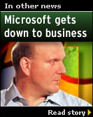 Microsoft gets down to business