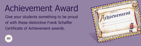 Frank Schaeffer Certificate of Achievement Award
