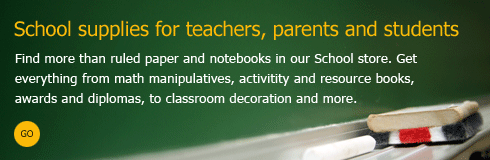 School supplies for teachers, parents and students