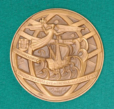 Medalha comemorativa da inaugurao das novas instalaes - lvaro de Bre - 1962.