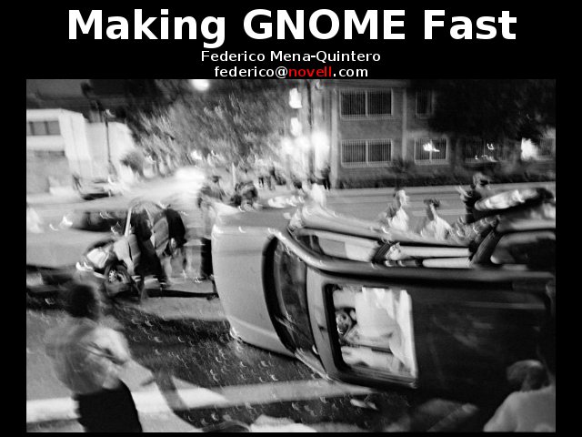 Making GNOME Fast