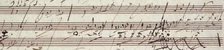 Sketch for Beethoven's Pastoral Symphony