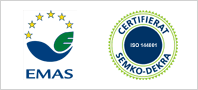 Naturvårdsverket är registrerat enligt EMAS och certifierat ISO 14001.