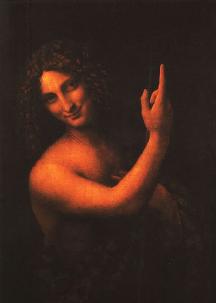 The 'John gesture' at Leonardo's deathbed