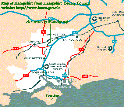 Hampshire map