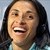 Brazil's football player Marta smiles during a press conference
