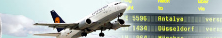 Montage: Flugzeug und Anzeigetafel; Rechte: WDR