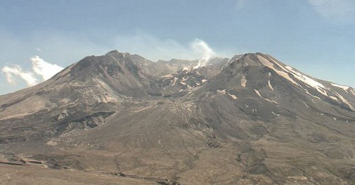 [ Photo Image ] - Mount St. Helens as viewed with the new high definition VolcanoCam.  USDA Forest Service photograph
                from VolcanoCamHD by Dennis Lapcewich on Friday, July 27, 2007 at approximately 
                2:01 pm PDT.