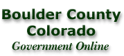 Boulder County Government Online