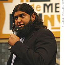 Azhar Usman uses stand-up comedy routines to help people better understand what it's like to be Muslim in a non-Muslim country