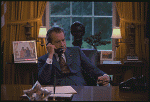 Vietnam War - President Richard Nixon in the Oval Office at the White House