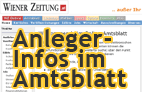 Wiener Zeitung Amtsblatt Anleger-Informationen - Grafik: WZ Online