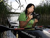 Wasserfrau: Einst war Birgit Fischer auf dem Wasser, um zu trainieren. Heute fotografiert sie von dort aus die Natur.