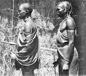 Masai-Krieger.