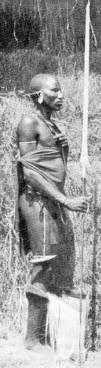 Masai-Krieger.