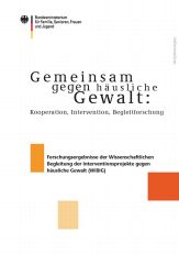 Foto: Deckblatt der Publikation 'Gemeinsam gegen häusliche Gewalt (WiBIG)'