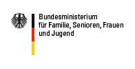 Logo des Bundesministeriums für Familie, Senioren, Frauen und Jugend. Link zur Startseite