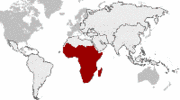 Karte Afrika südlich der Sahara. © GTZ 2004.