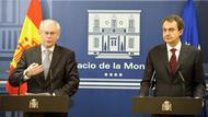 Van Rompuy und Spaniens Ministerprsident Zapatero in Madrid (Foto: AFP)