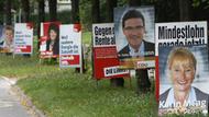 Wahlplakate an einer Strae in Stuttgart (Foto: AP)
