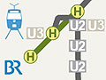 Anreise mit ffentlichen Verkehrsmitteln, Karte | Bild: BR