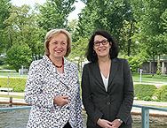 Staatsministerin Maria Böhmer und die spanische Staatsministerin Anna Terron