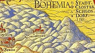 Detail aus der Landkarte Schlesiens von Martin Helwig, 1561