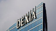 Dexia-Logo an Brogebude (Quelle:pa/dpa)