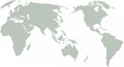 World map. 