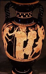 Abb. 3 Odysseus und Nausikaa. Samuel Butler vermutete hinter dieser literarischen Frauen-Gestalt die wahre Autorin der Odyssee, die sich selbst in dieser fiktiven Person verewigte.