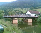 Militärbrücke über den Doubs in Soubey JU (Vergrösserung im neuen Fenster)
