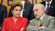 Dilma Rousseff e Michel Temer 
